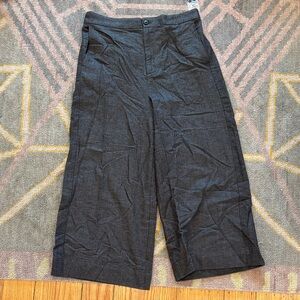 Madewell Women's Charcoal Cropped Pants